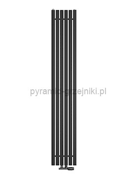 Grzejnik pionowy dekoracyjny LUXAR - 290/1000 czarny 